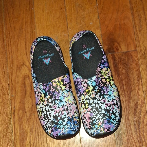 Anywear Shoes - Colorful Floral Women's Mules by Anywear